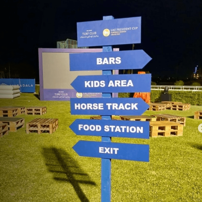 information sign board outdoor